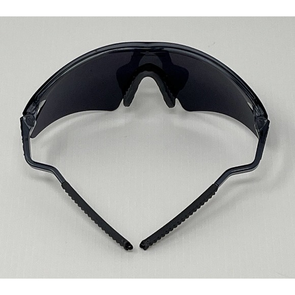 Oakley M Frame Crystal Black Gen 1 Mumba Sunglasses Black Iridium Lens Ear Socks - Picture 12 of 16